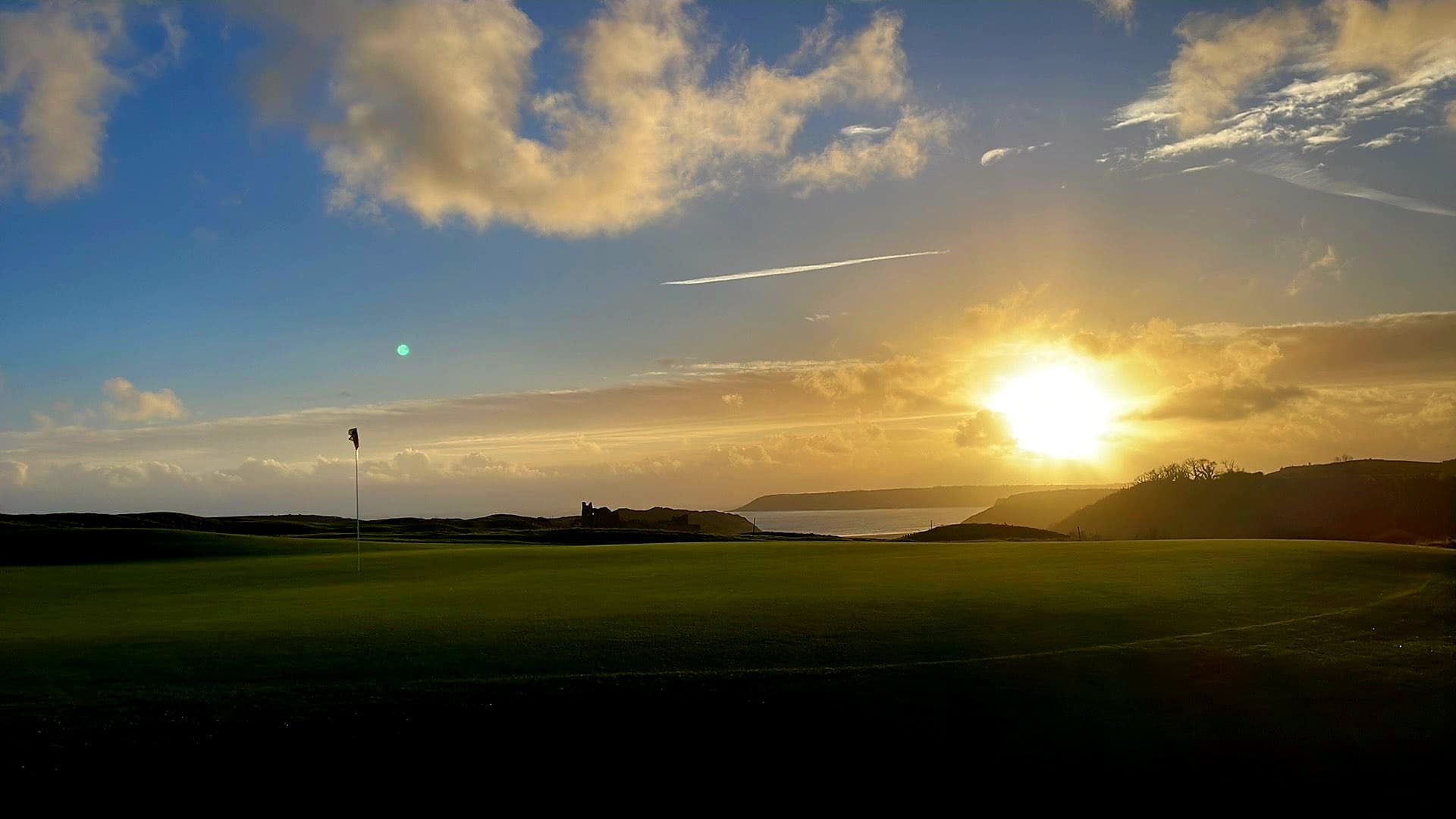 Golf course landscape